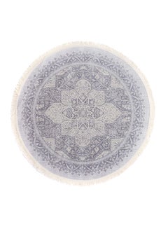 ريغال إن هاوس سجادة دائرية ناعمة الملمس رمادي 120x120سم  - Image 1