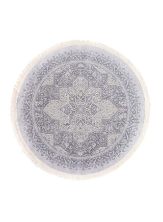 Round Soft Touch Carpet Grey 120x120cm - v1628756807/N49859445A_1