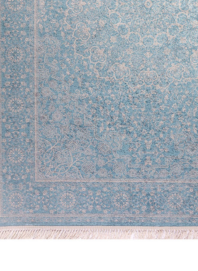 ريغال إن هاوس - سجادة مستطيلة ناعمة الملمس أزرق 120x80سم - Image 1