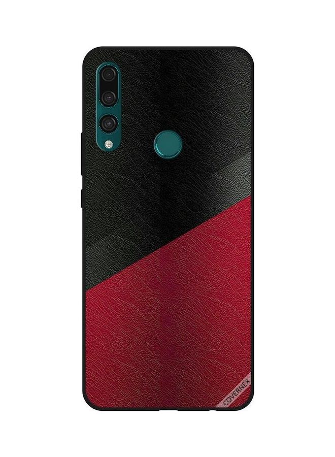 Covernex Leather Pattern Protective Case Cover For Huawei Y9 Prime 2019 Multicolour