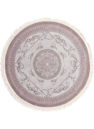 Round Soft Touch Carpet Multicolour 120x120cm - v1628757980/N49859443A_1