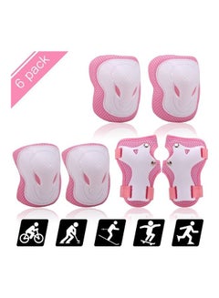 Generic 6-Piece Knee Elbow Pads With Wrist Guards Set 