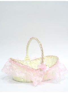 BABAZAM 3 - Piece Fabric Handmade Basket Pink  - Image 3