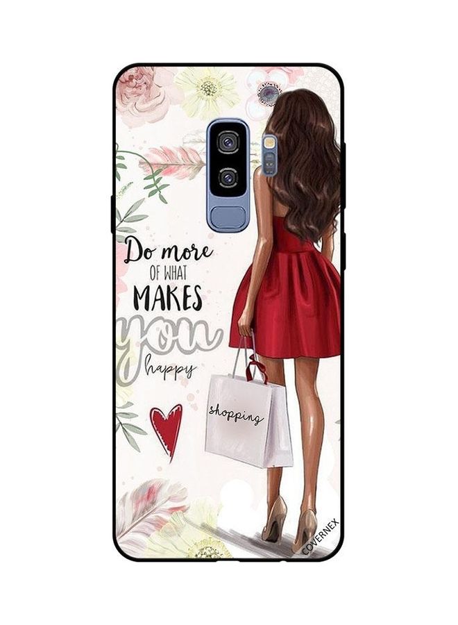 Covernex Protective Case Cover For Samsung Galaxy S9 Plus Shopping Makes Me Happy - Image 1
