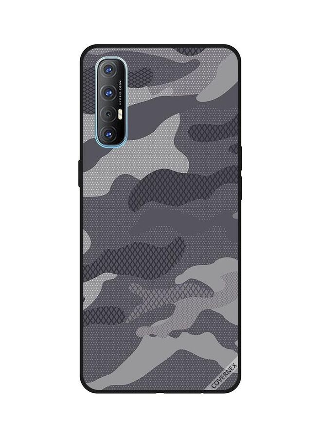 كوفرنيكس غطاء حماية واقٍ بتصميم كاموفلاج لهاتف أوبو رينو 3 برو متعدد الألوان - Image 1