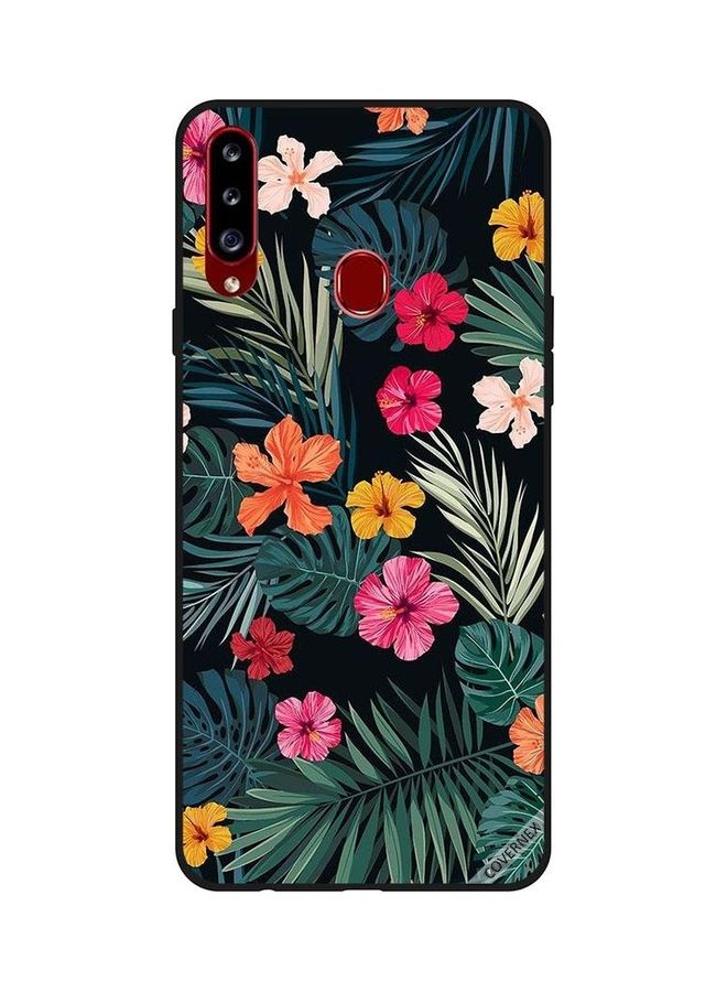 Covernex Flowers Printed Protective Case Cover For Samsung Galaxy A20s Multicolour - Image 1