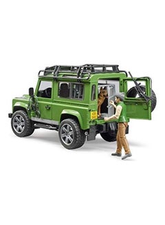 Bruder Land Rover Defender with Forester and Dog  - Image 5