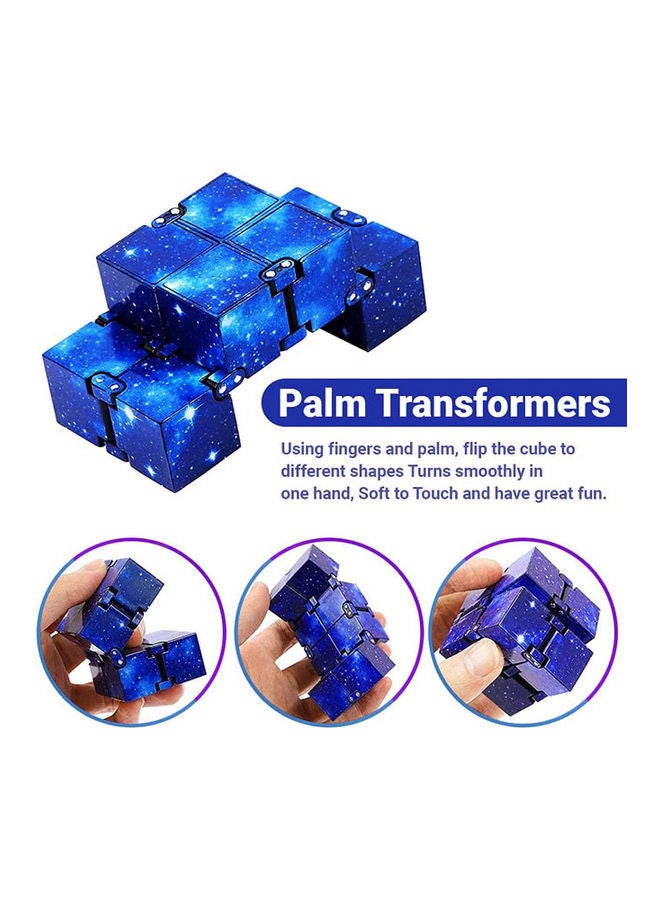 Rock Pow - 2-Piece Infinity Cube Fidget Toy Set - Image 1