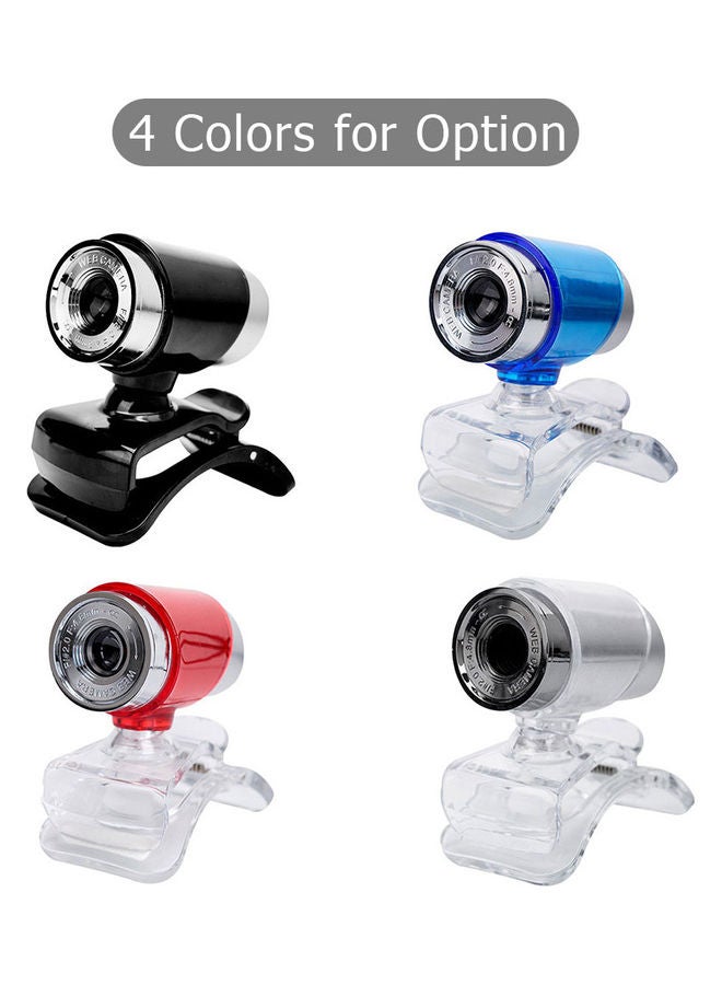 Generic - 480P USB Webcam With Microphone Black - Image 1