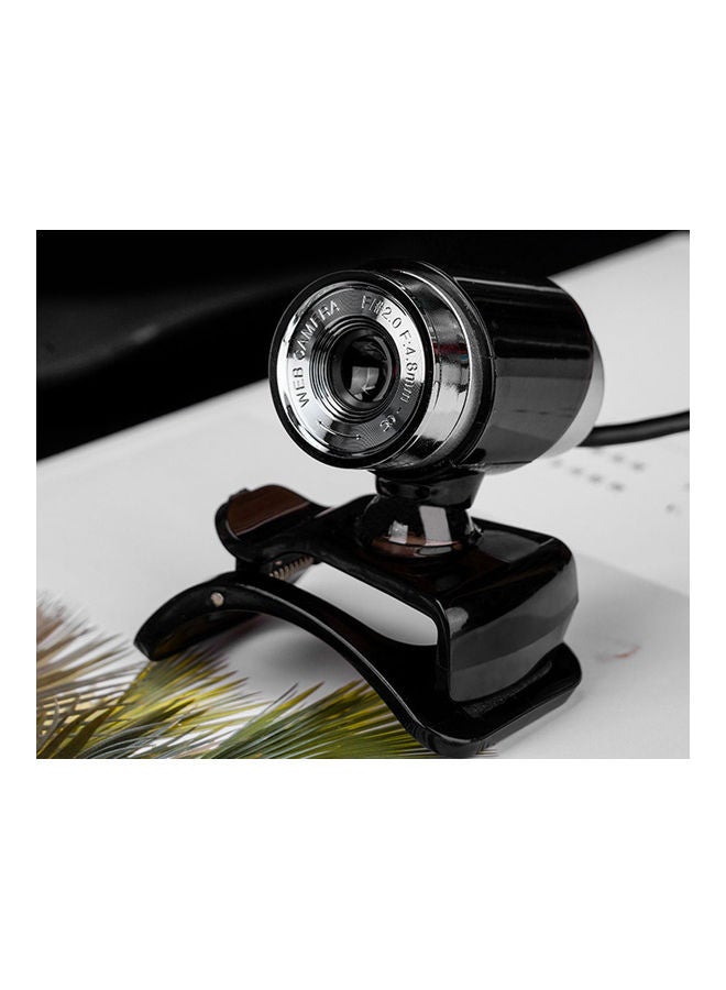 Generic - 480P USB Webcam With Microphone Black - Image 1