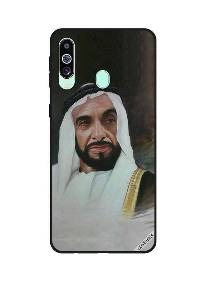 كوفرنيكس غطاء حماية واقٍ بطبعة شخصية الشيخ زايد لهاتف سامسونج جالاكسي M40/A60 متعدد الألوان  - Image 1
