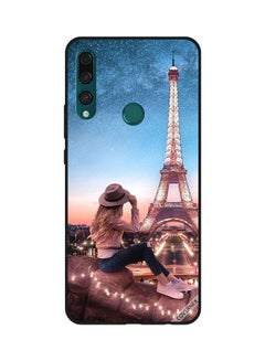 Brown Hat Girl Design Protective Case Cover For Huawei Y9 Prime 2019 Multicolour