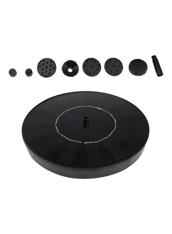 Generic Solar Water Pump Fountain Black  - Image 1