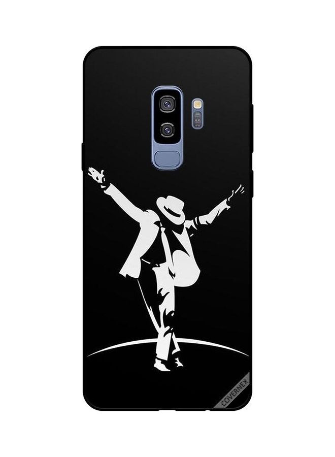 كوفرنيكس غطاء حماية واقٍ بطبعة شخص يؤدي حركات استعراضية لهاتف سامسونج جالاكسي S9 بلس أسود/ أبيض - Image 1