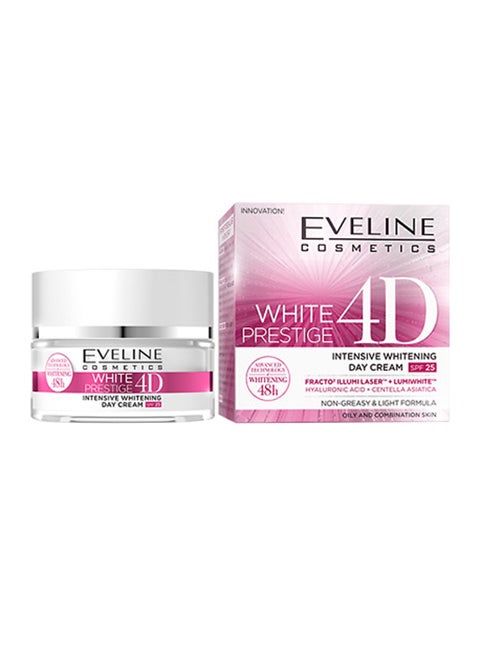 White Prestige 4D Intensive Whitening Face Day Cream SPF 25 50ml