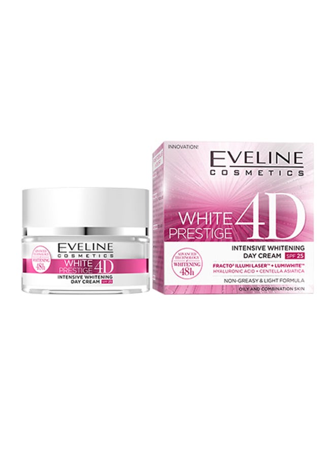Eveline White Prestige 4D Intensive Whitening Face Day Cream SPF 25 50ml