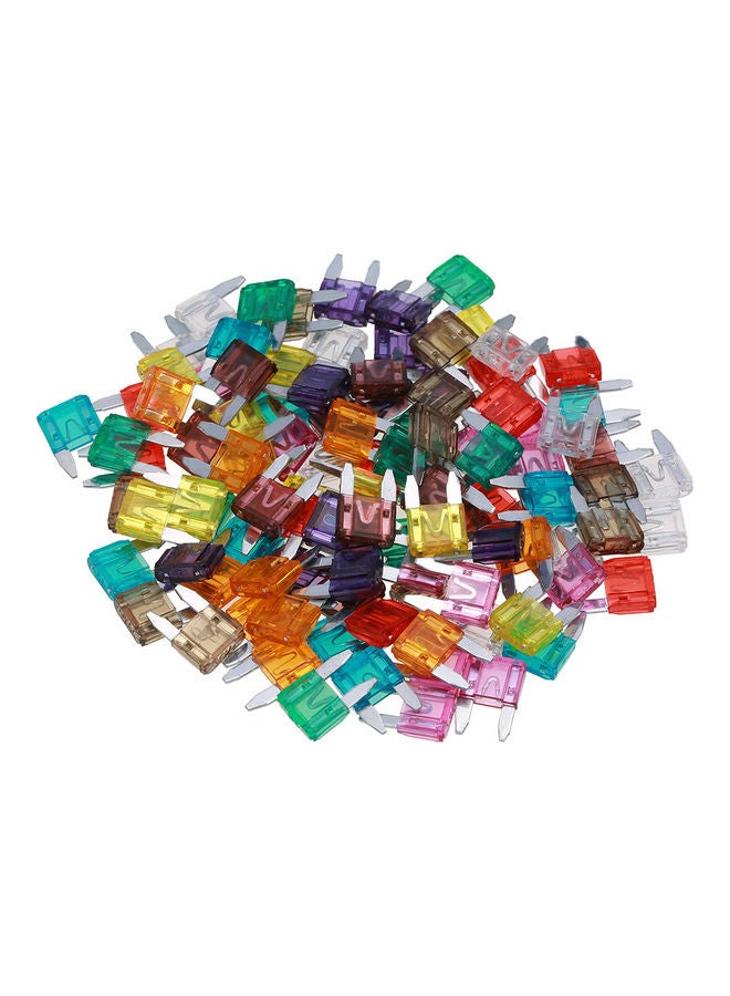Generic Pack Of 100 Motorcycle Mini Blade Fuses  - Image 2