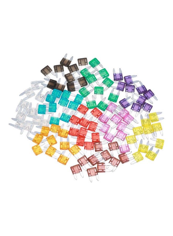 Generic Pack Of 100 Motorcycle Mini Blade Fuses  - Image 5