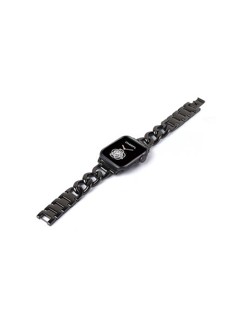 Replacement Chain Band For Apple iWatch Series 7/6/SE/5/4/3/2/1 38/40/41mm Black