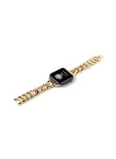 Replacement Chain Band For Apple iWatch Series 7/6/SE/5/4/3/2/1 38/40/41mm Gold