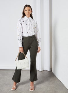 sister jane Posy Embroidered Ruffle Shirt White  - Image 2