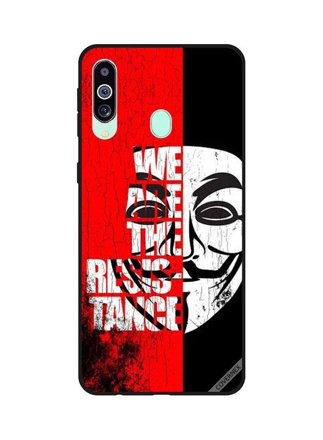 كوفرنيكس غطاء حماية واقٍ لهاتف سامسونج جالاكسي M40/A60 طبعة عبارة "We Are The Resistance"  - Image 1