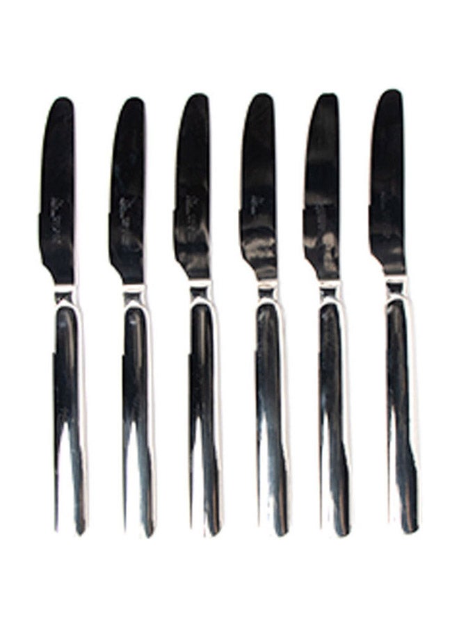 Squalo 6-Piece Elegant Table Knives Silver 22.5cm  - Image 1