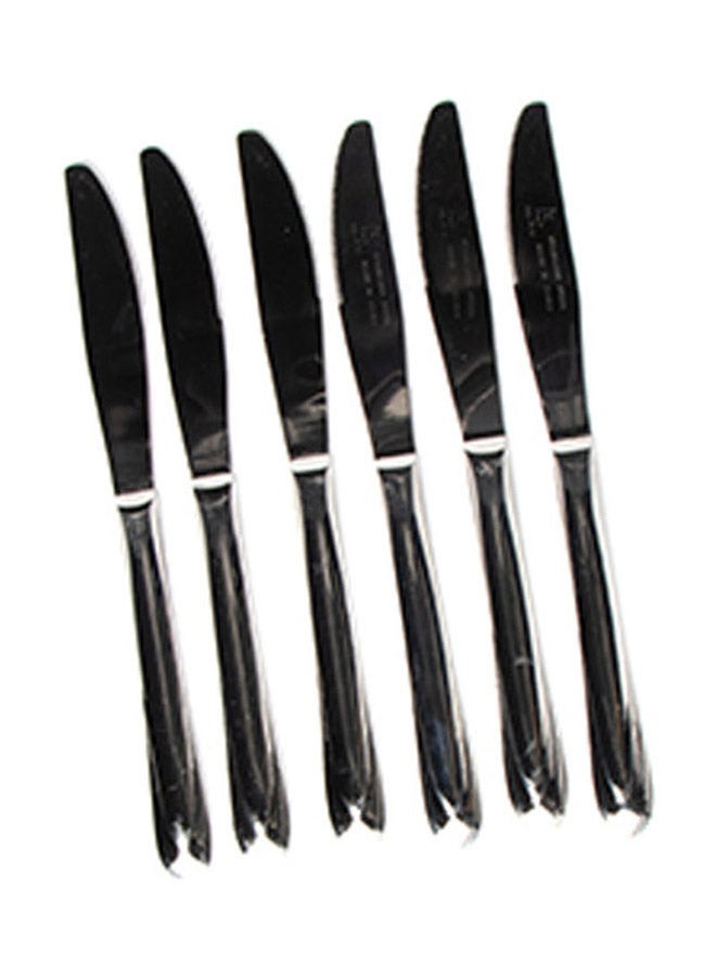 Squalo 6-Piece Elegant Knives Silver 21x1.5cm  - Image 2
