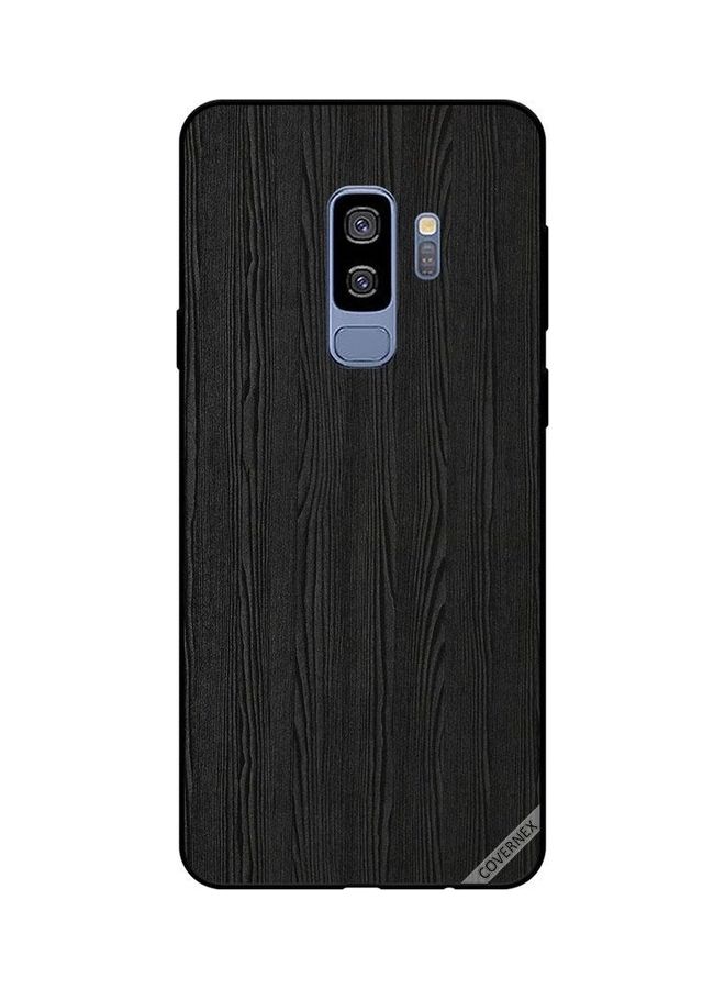 Covernex Wooden Pattern Protective Case Cover For Samsung Galaxy S9 Plus Black - Image 1