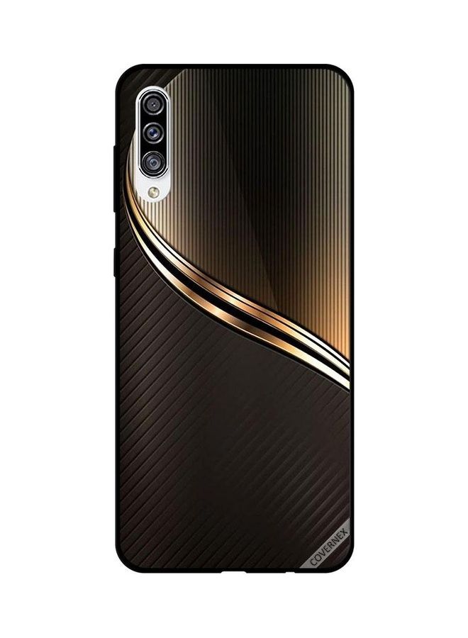Covernex Protective Case Cover For Samsung Galaxy A30s Golden Steal Pattern