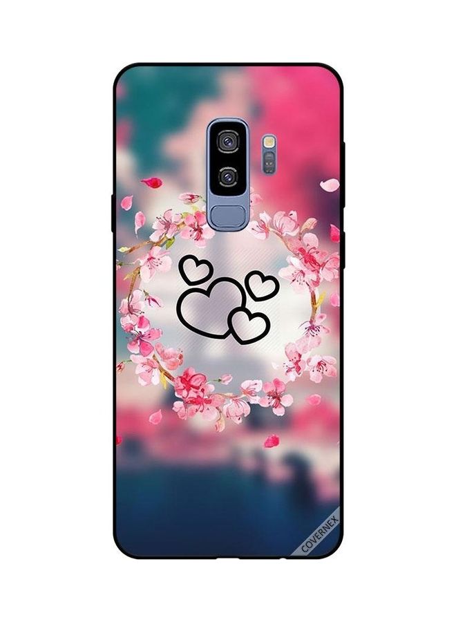 كوفرنيكس غطاء حماية واقٍ بطبعة قلوب لهاتف سامسونج جالاكسي S9 بلس متعدد الألوان - Image 1