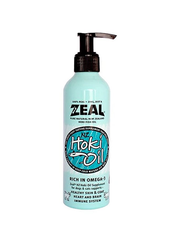 zeal Natural Hoki Fish Oil Supplement For Cats And Dogs Multicolour 225ml