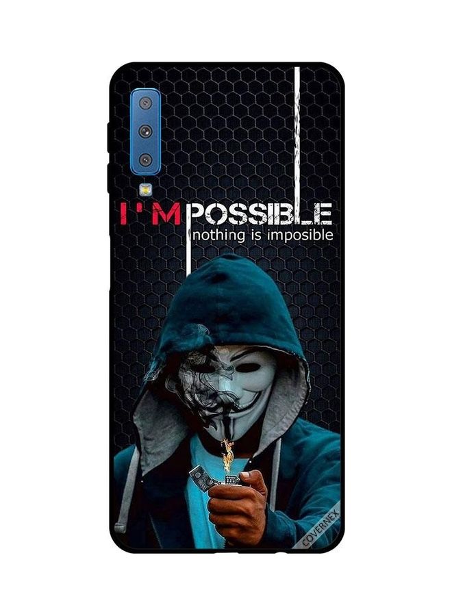 Covernex Samsung Galaxy A7 2018 Protective Case Cover Printed Featuring I Am Possible Nothing Is Impossible DESIGN_0145 - Image 1