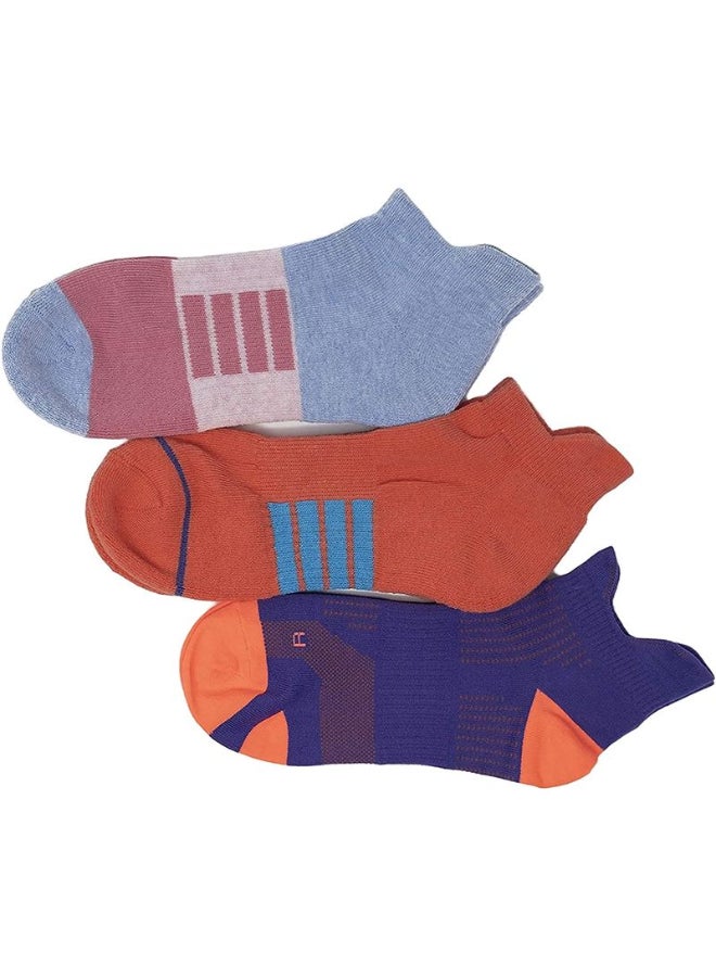 BOMBAY SOCK CO. 3 Pack Of Ankle Padded Socks Multicolour  - Image 1