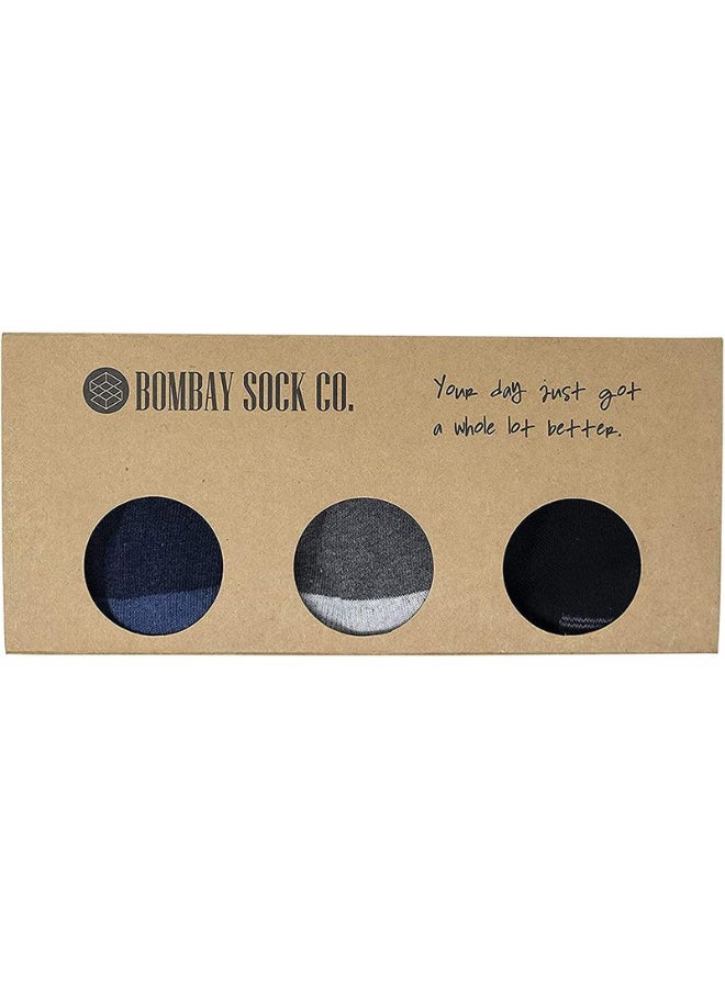 BOMBAY SOCK CO. 3 Pack Of Ankle Padded Socks Multicolour  - Image 3