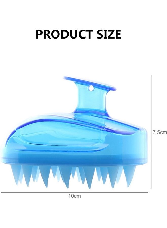 Generic Hair Scalp Massager Shampoo Brush Blue  - Image 3