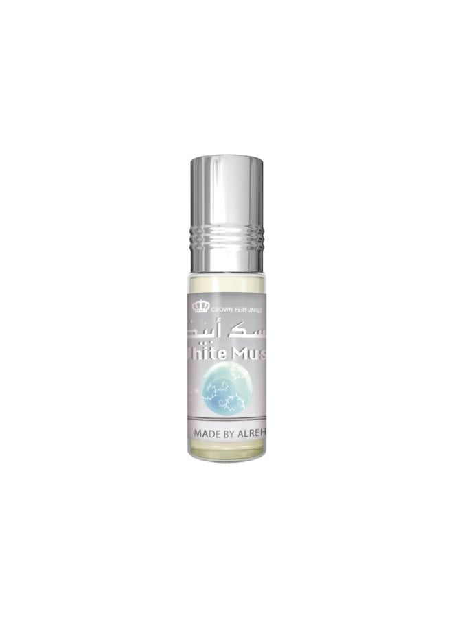 Al Rehab White Musk Concentrated Perfume Oil Without Alcohol 6ml  - Image 1