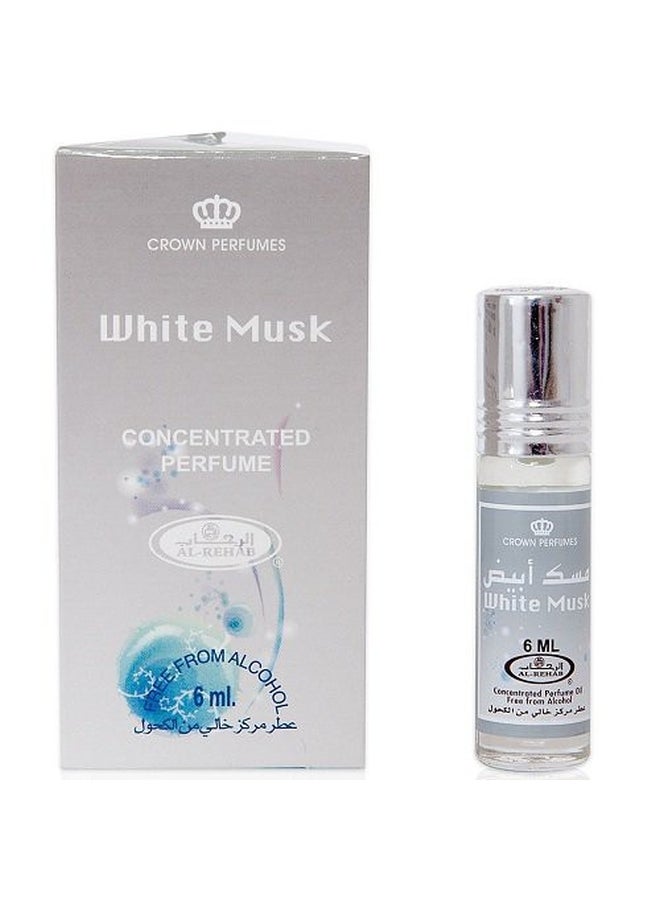Al Rehab White Musk Concentrated Perfume Oil Without Alcohol 6ml  - Image 3