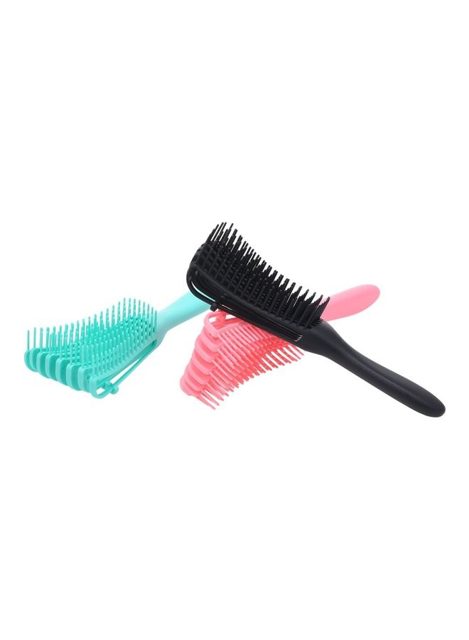 Eight-Claw Soft Scalp Massage Hair Comb Black - Image 5