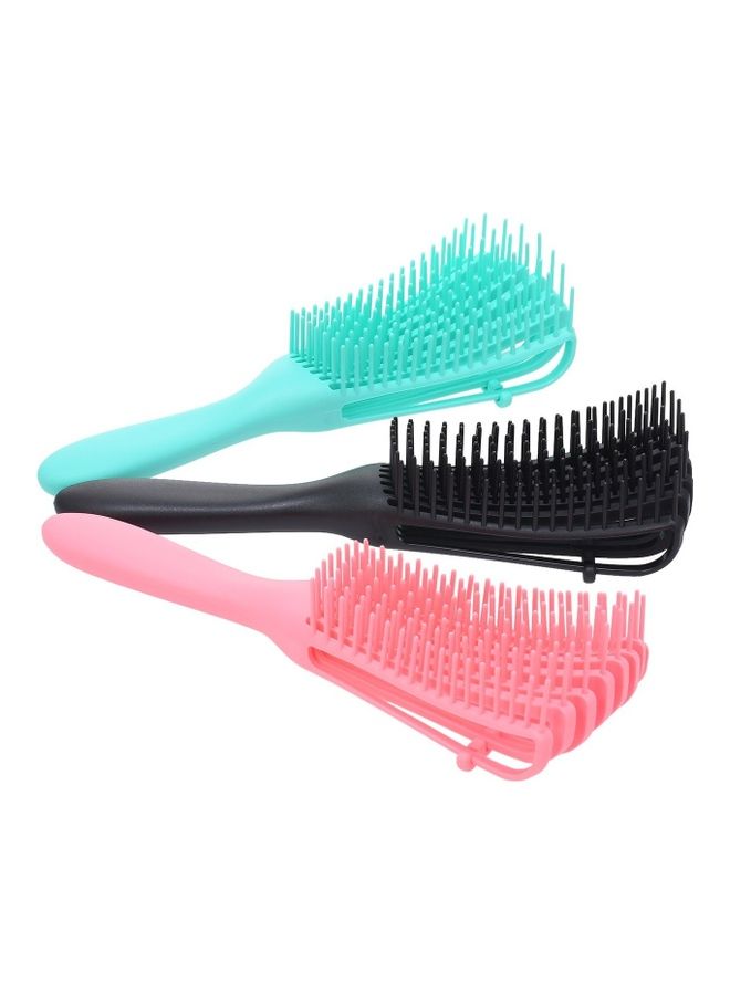 Eight-Claw Soft Scalp Massage Hair Comb Black - Image 4