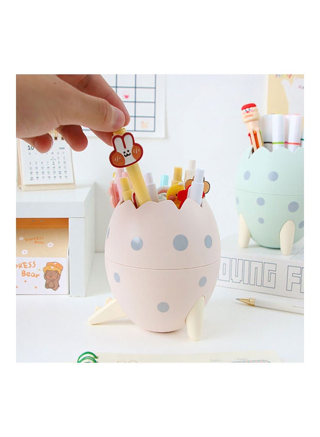 Generic Dinosaur Designed Egg Pen Holder Pink  - Image 2