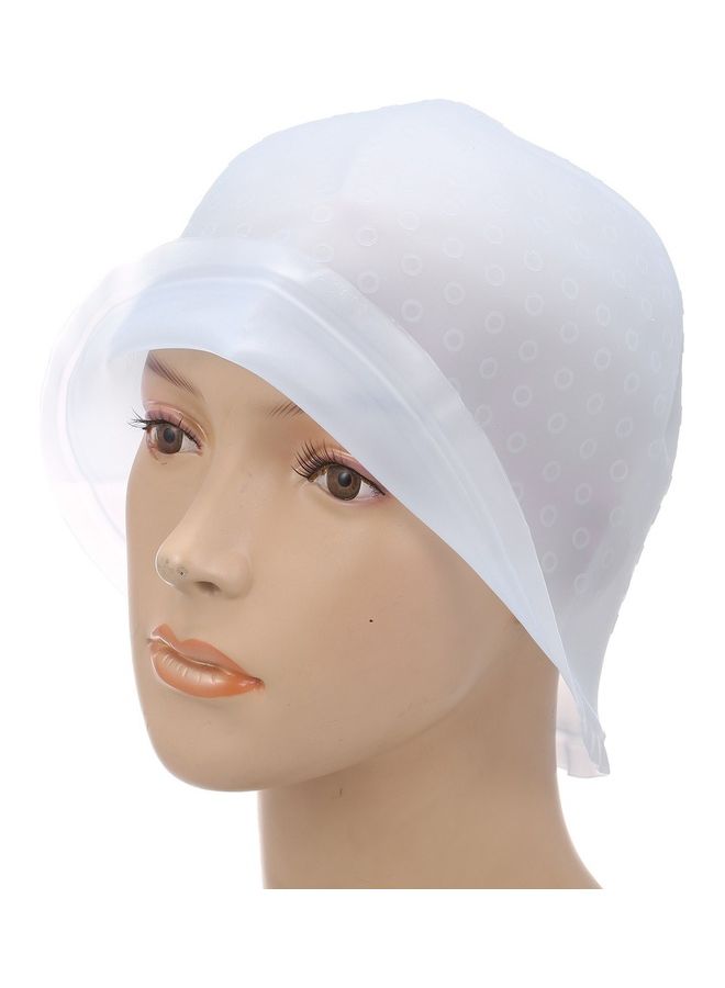 Reusable Hair Coloring Dye Cap White - Image 1