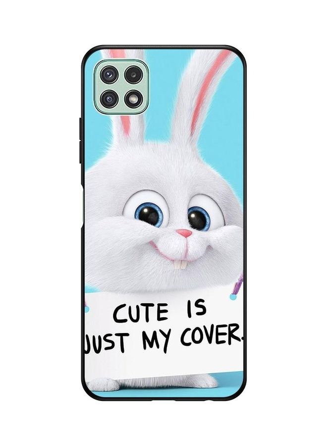 كوفرنيكس غطاء حماية واقٍ بطبعة عبارة "Cute Is Just My Cover" لهاتف سامسونج جالاكسي A22 5G متعدد الألوان - Image 1