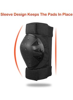 Generic Protective Gear Set 7 in 1 Knee Elbow Pad Wrist Guard Helmet Multi Sports Safety Protection for Kids  - Image 3