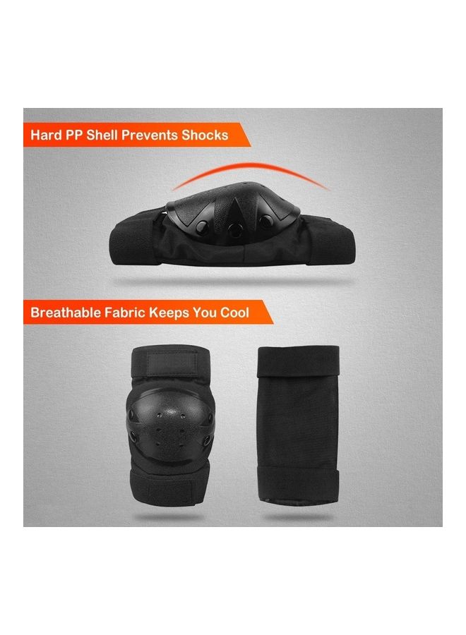 Generic Protective Gear Set 7 in 1 Knee Elbow Pad Wrist Guard Helmet Multi Sports Safety Protection for Kids  - Image 5