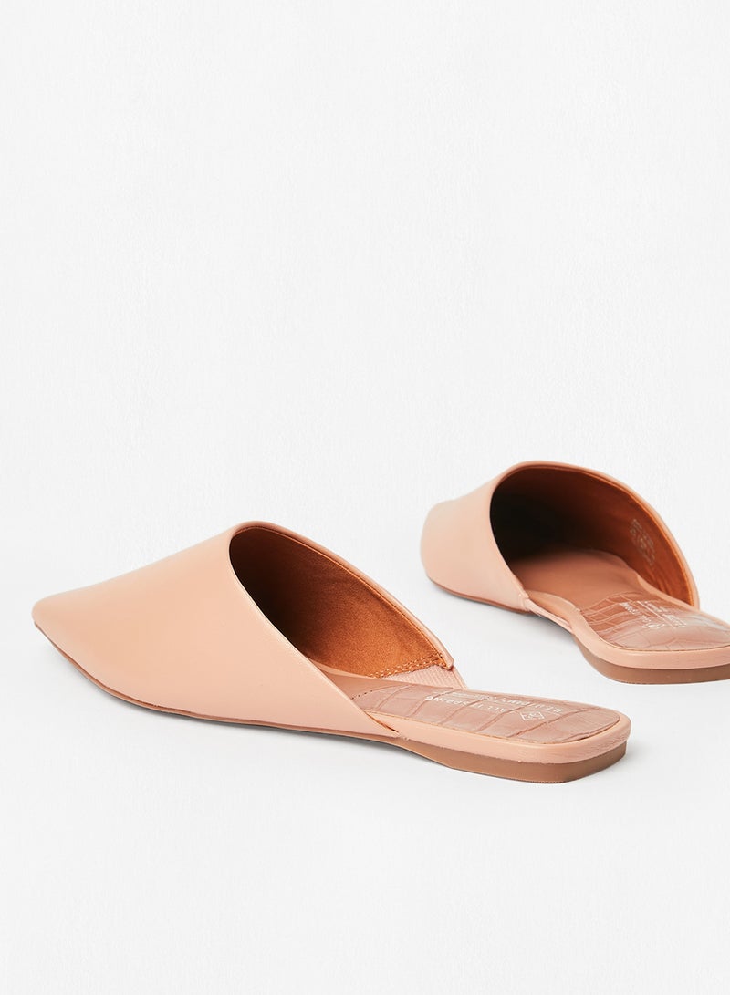 CALL IT SPRING - Effortless Pointed Slip Ons Pink - Image 1