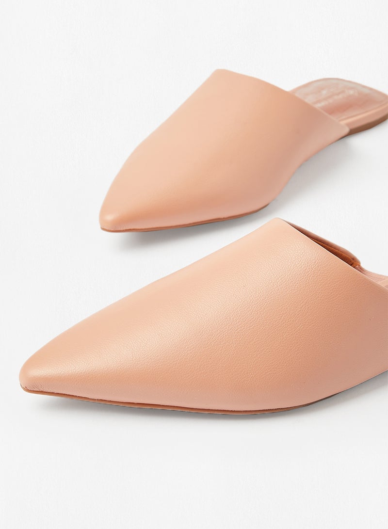 CALL IT SPRING - Effortless Pointed Slip Ons Pink - Image 1