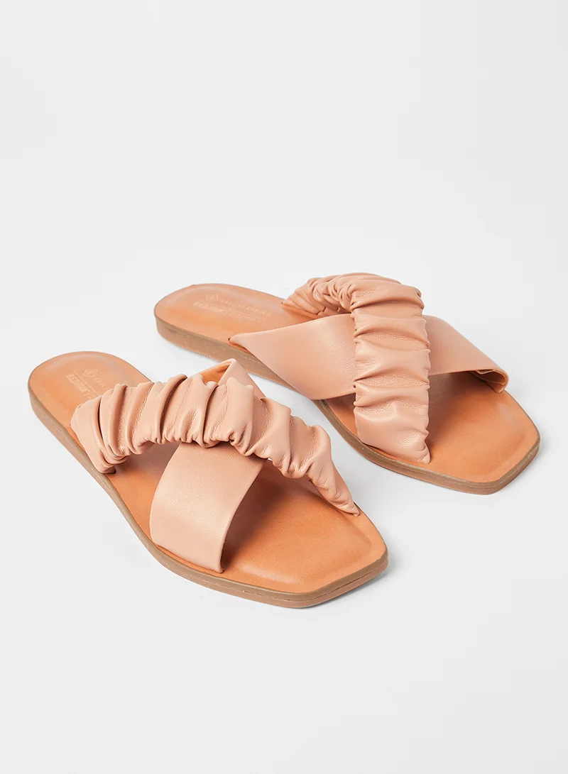 CALL IT SPRING Scrunchee Strappy Slip Ons