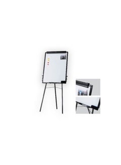 Board Flip Chart Triangular Stand White