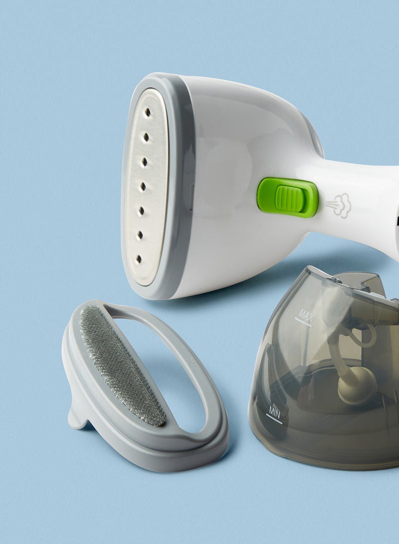 Handheld garment_steamer 0.26 L Potable Garment Steamer With Handheld Steam Iron - 0.26 Liter 1200 W With Quick Heat- Grey 1200 W Grey